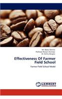 Effectiveness Of Farmer Field School