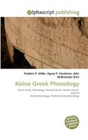 Koine Greek Phonology