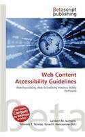 Web Content Accessibility Guidelines