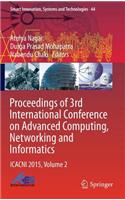 Proceedings of 3rd International Conference on Advanced Computing, Networking and Informatics