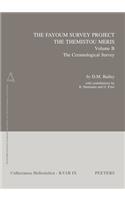 Fayoum Survey Project: The Themistou Meris: Volume B: The Ceramological Survey