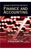 Advances in Quantitative Analysis of Finance and Accounting (Vol. 5)