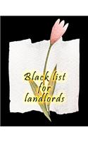 Black list for landlords