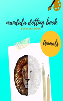 Mandala Dotting Book Exercise Book Animals