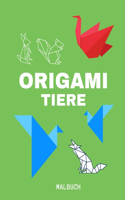 Origami Tiere Malbuch