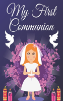My First Communion: Christian Coloring Book For Kids, Toddlers Include Bible Verses