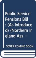 Public Service Pensions Bill