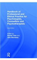 Handbook of Professional and Ethical Practice for Psychologists, Counsellors and Psychotherapists