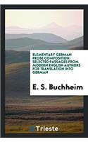 Elementary German Prose Composition
