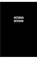 Historian Diary - Historian Journal - Historian Notebook - Gift for Historian