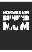 Norwegian Buhund Journal - Norwegian Buhund Notebook 'Norwegian Buhund Mom' - Gift for Dog Lovers