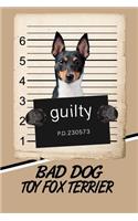 Bad Dog Toy Fox Terrier: Comprehensive Garden Notebook with Garden Record Diary, Garden Plan Worksheet, Monthly or Seasonal Planting Planner, Expenses, Chore List, Highlight