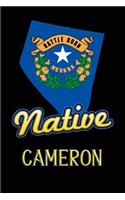 Nevada Native Cameron: College Ruled Composition Book