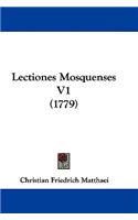 Lectiones Mosquenses V1 (1779)