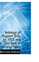 Anthology of Magazine Verse for 1922, and Year Book of American Poetry