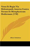 Vetus Et Regia Via Hebraizandi, Asserta Contra Novam Et Metaphysicam Hodiernam (1738): (Latin)