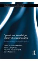 Dynamics of Knowledge Intensive Entrepreneurship