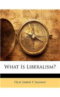 What Is Liberalism?
