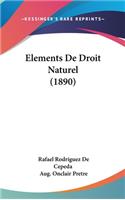 Elements de Droit Naturel (1890)