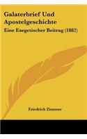Galaterbrief Und Apostelgeschichte