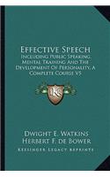 Effective Speech