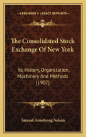 The Consolidated Stock Exchange Of New York