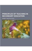 Principles of Teaching in Secondary Education