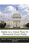 Stable Low Cloud Phase II: Nocturnal Event Study(English)
