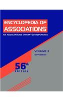 Encyclopedia of Associations: National Organizations of the U.S.: Supplement