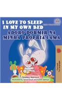 I Love to Sleep in My Own Bed Adoro Dormir na Minha Própria Cama