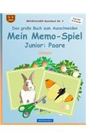 BROCKHAUSEN Bastelbuch Bd. 3 - Das große Buch zum Ausschneiden: Mein Memo-Spiel Junior: Paare: Ostern(3 Ostern)