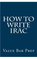 How to Write Irac