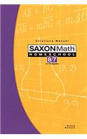Saxon Math Homeschool 8/7 Solutions Manual