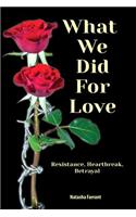 What We Did for Love