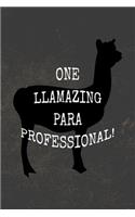 One Llamazing Para Professional