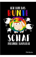 Ich Bin Das Bunte Schaf Der Familie: Gepunktetes A5 Notizbuch oder Heft für Schüler, Studenten und Erwachsene