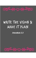 Write The Vision & Make It Plain - Habakkuk 2