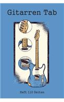 Gitarren Tab Heft 110 Seiten
