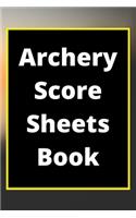 Archery Score Sheets Book
