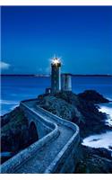 Lighthouse at Plouzane France Journal: 150 Page Lined Notebook/Diary