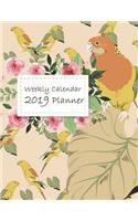 Weekly Calendar 2019 Planner: Weekly View Planners (Calendars, Planners & Personal Organizers) Daily journal Planner, 12 Months Calendar, schedule planner,12 Month, January 2019 