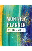 2018-2019 planner monthly plan