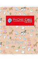 Phone Call Log Book