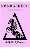Mompreneur Journal Daily Task Planner