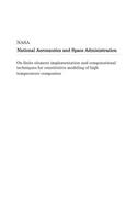 On Finite Element Implementation and Computational Techniques for Constitutive Modeling of High Temperature Composites