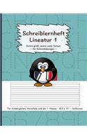 Schreiblernheft Lineatur 1