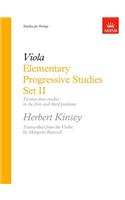 Elementary Progressive Studies, Set II for Viola