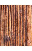 Wooden Pattern Notebook