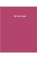 My Story Book - Create Your Own Picture Book with Dusty Rose Cover