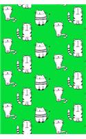 Journal Notebook For Cat Lovers Sketchy Cats Pattern 9: 110 Page Lined and Numbered Journal With Index Pages In Portable 6 x 9 Size, Perfect For Writing, Taking Notes, List Making, Journaling and Doodling(14 Wordworthy Series Lined)